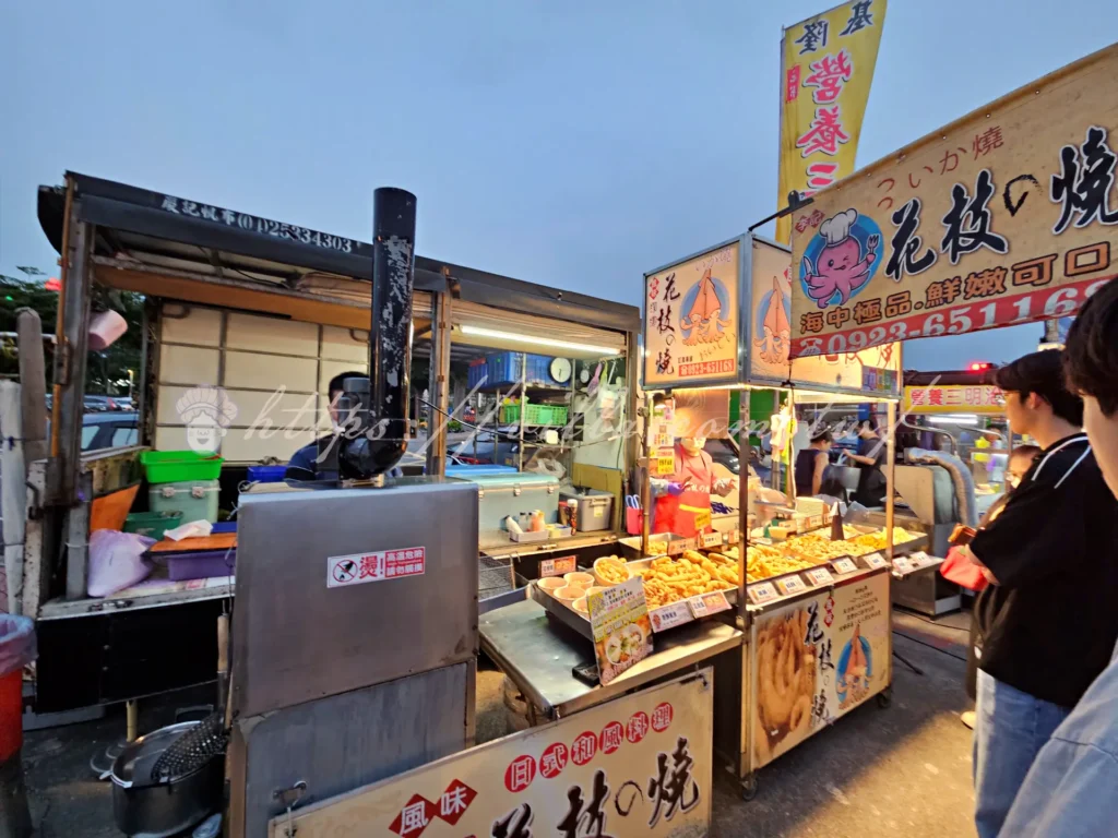 苗栗英才夜市_花枝燒