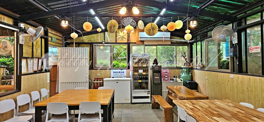 陽明山_竹子湖繡球花季_大梯田花卉生態農園_舒適的餐廳