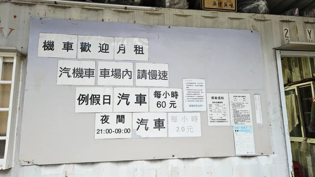 位於太原路的廣德利停車場,是最近三多屋爸爸嘴的停車場,如果在三多屋開門前去停車比較有位置位置。