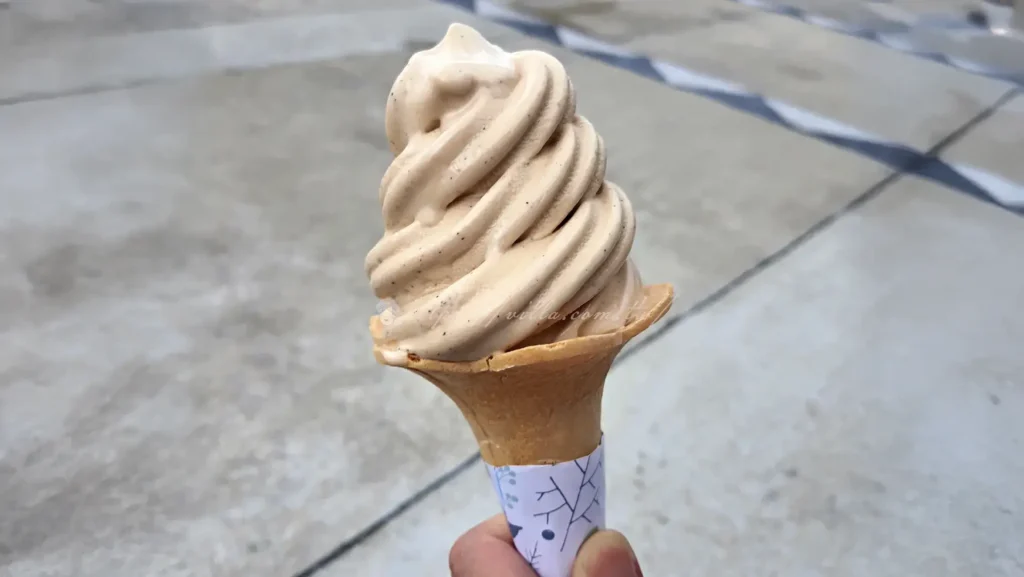 日月潭伊達邵老街紅茶冰淇淋，以魚池鄉日月潭紅茶製成，伊達邵必買甜點推薦