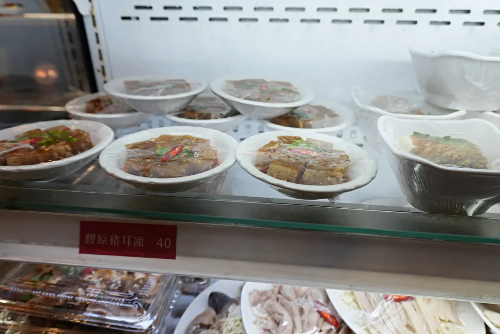 阿美米干旗艦店小菜區膠原豬耳凍,Q彈帶脆切塊冷藏