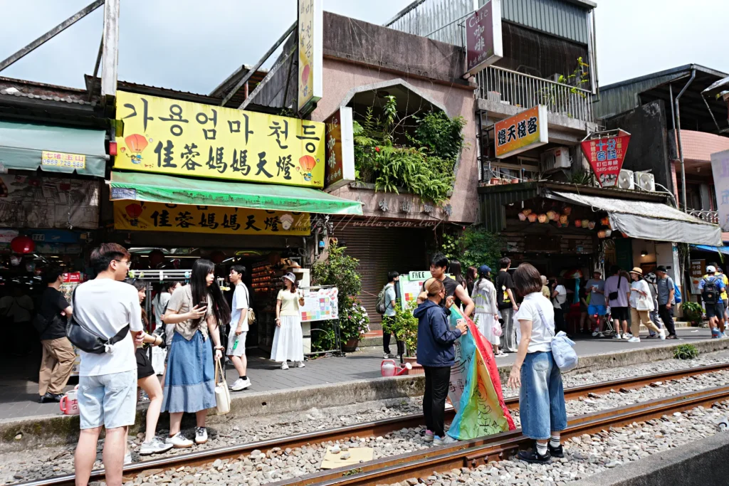 新北市熱門旅遊景點十分老街